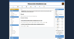 Desktop Screenshot of mhbl.pecan.cz