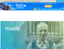 Tablet Screenshot of pecan.org.uk